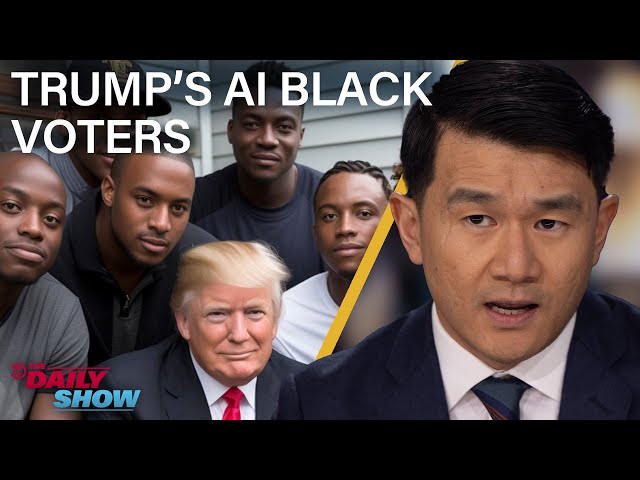 Trump's AI Attempt to Lure Black Voters & Kyrsten Sinema's Surprise Announcement | The Daily Show