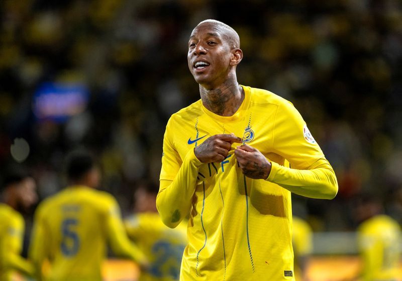 Soccer-Al-Nassr's Talisca out for rest of season with thigh injury