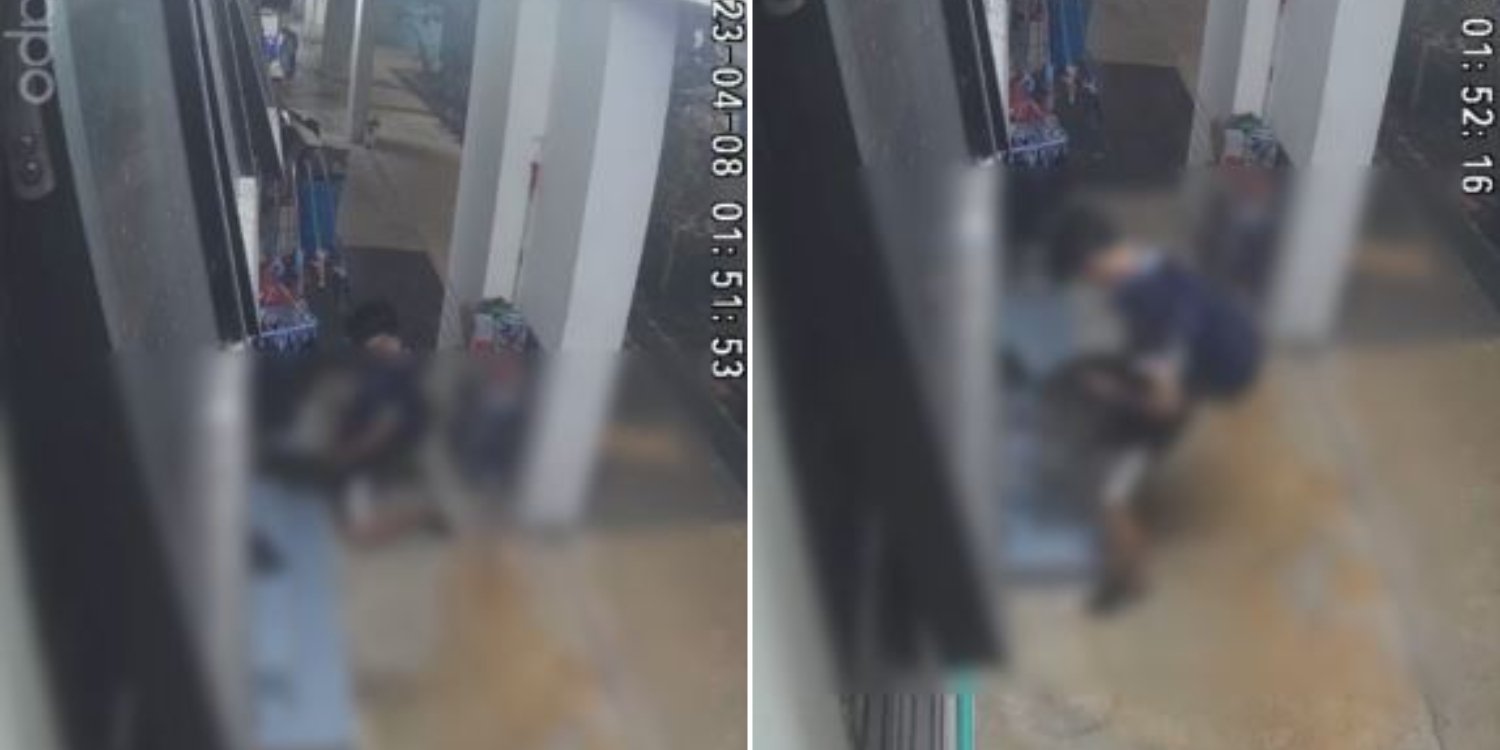 OMG! Youth caught on CCTV performing obscene act on... 🙈​