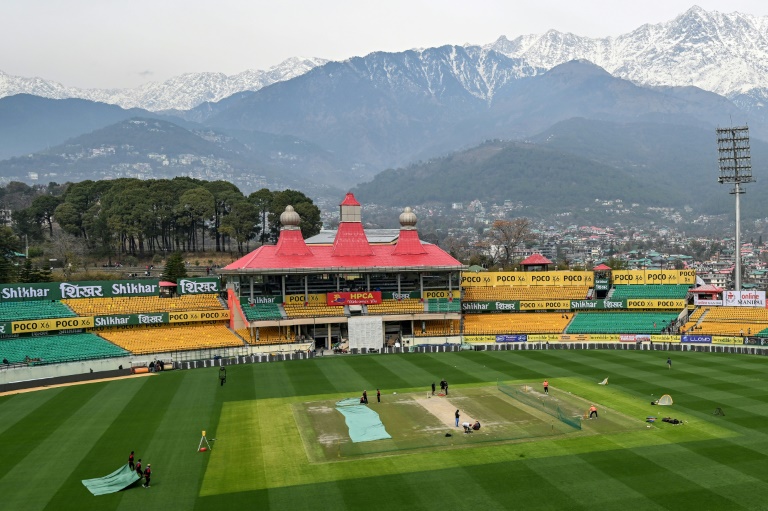 England high on Himalayas in cricket's most picturesque location