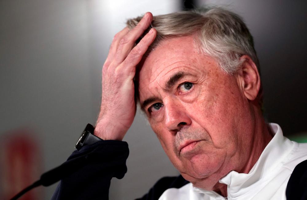Soccer-Real Madrid boss Ancelotti ‘calm’ about tax fraud accusations
