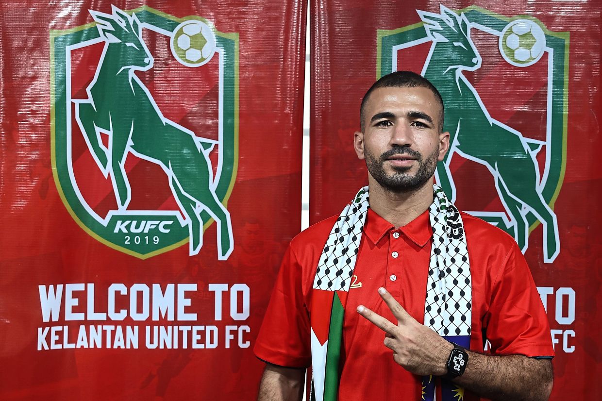 Palestinian Kharoub vows to play his heart out for Kelantan United