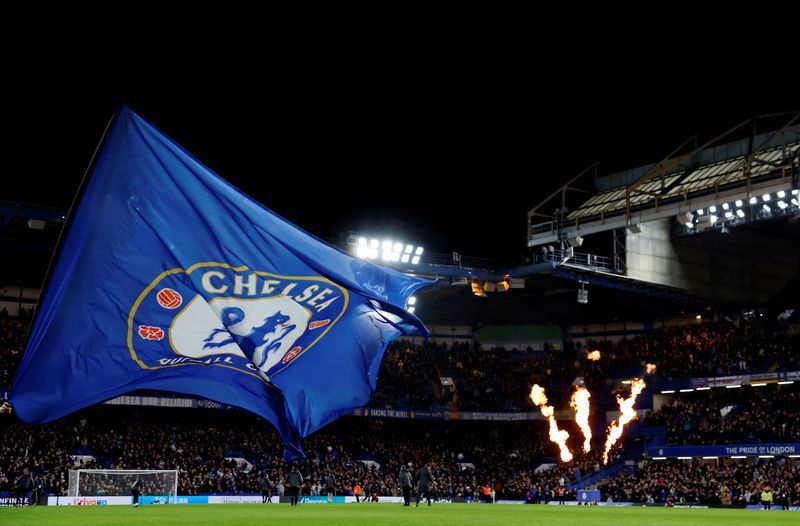 Soccer-Chelsea parent company BlueCo announces 653 million pounds net loss