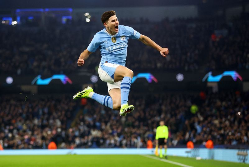 Soccer-Man City through to Champions League quarters after easy 3-1 win over Copenhagen
