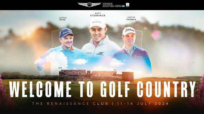 Major winners Fitzpatrick, Rose and Thomas confirmed for Genesis Scottish Open