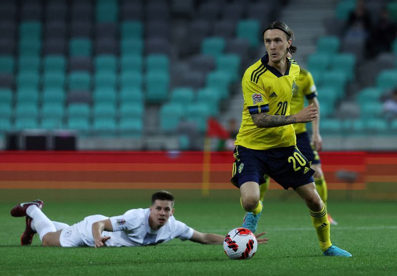 Soccer-Sweden's Olsson diagnosed with multiple blood clots in his brain