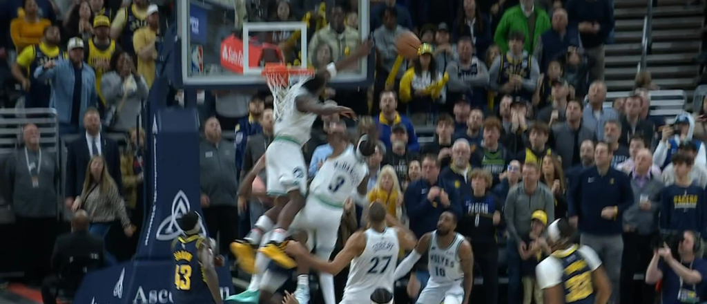 Anthony Edwards Sealed A Win Over The Pacers With An Insane Block In The Final Seconds