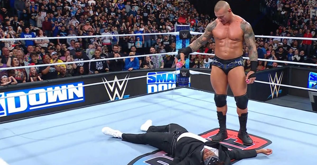 WWE's Randy Orton Taunts Logan Paul and Pours Prime All Over KSI on SmackDown