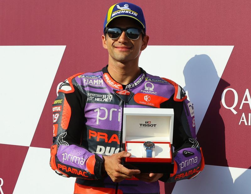 Motorcycling-Martin breaks lap record to take pole for season-opening Qatar Grand Prix