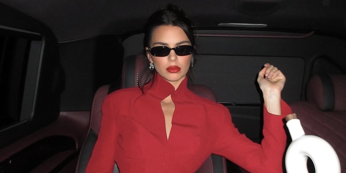 Kendall Jenner Gives Parisian-Chic Dressing the Red-Hot Treatment