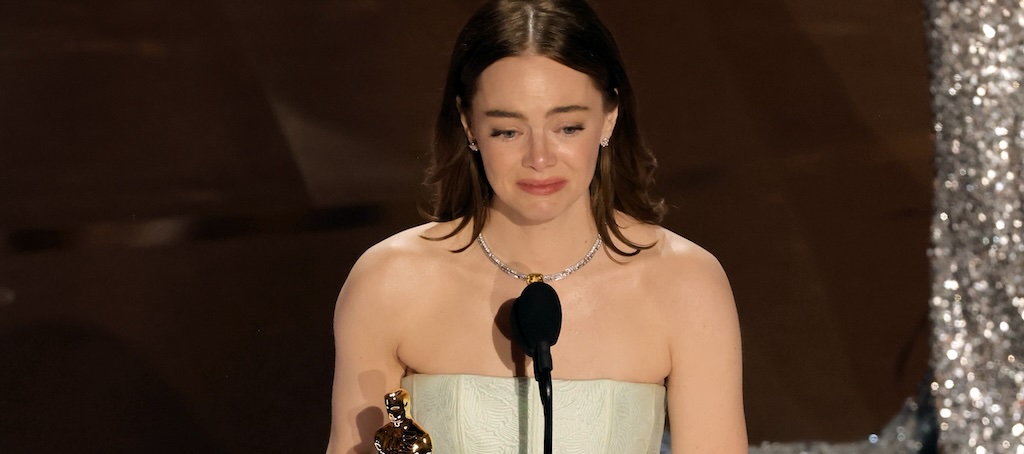 Emma Stone Looked Utterly Shocked To Win The Oscar For Best Actress And Then Quoted Taylor Swift In Her Acceptance Speech