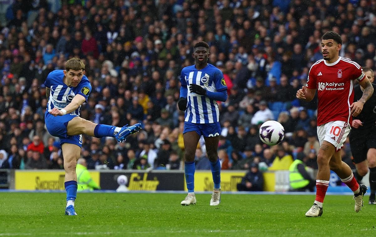 Own goal hands Brighton 1-0 win over struggling Forest