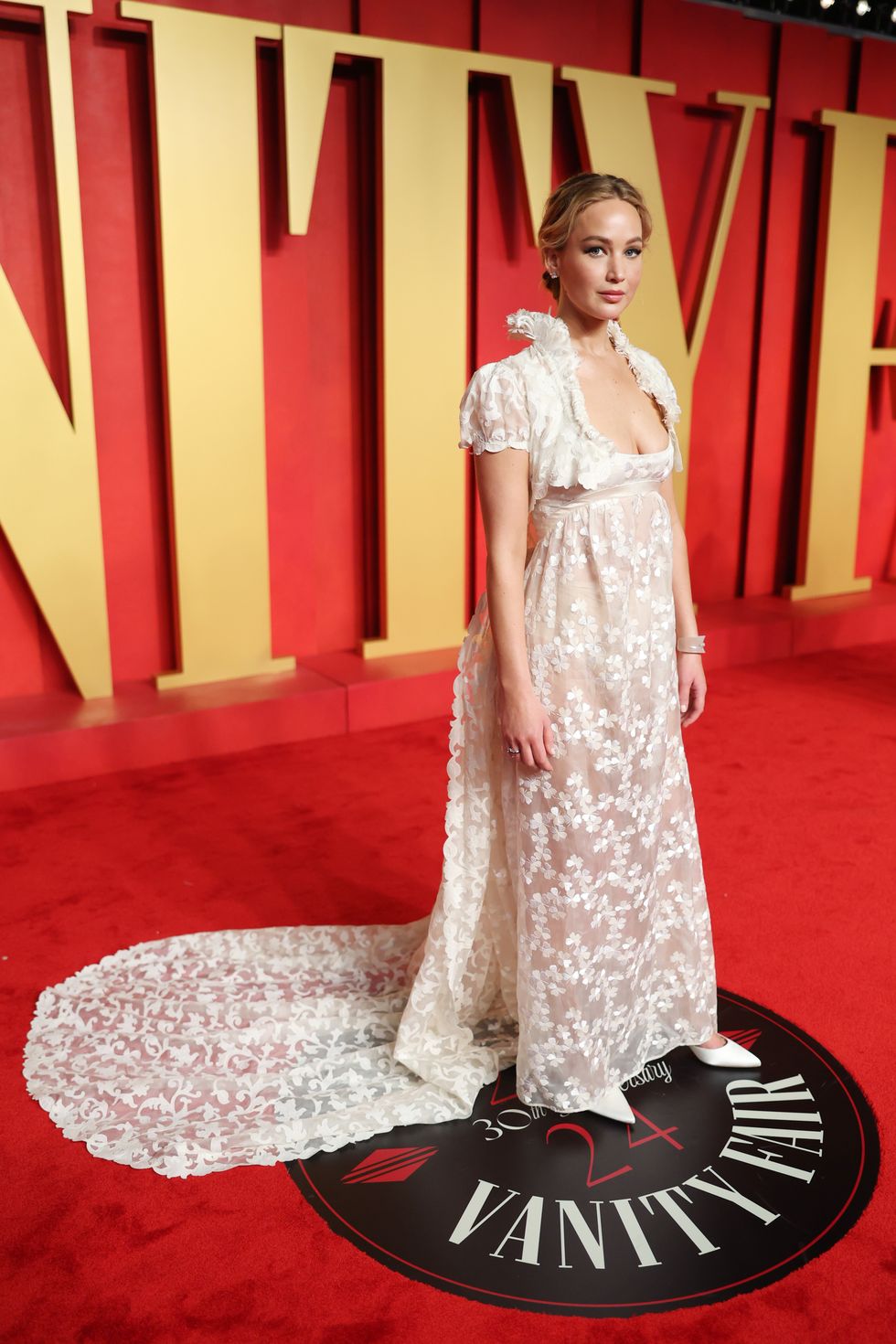Jennifer Lawrence Is the Diamond of the Season in This Bridgerton-esque Dress