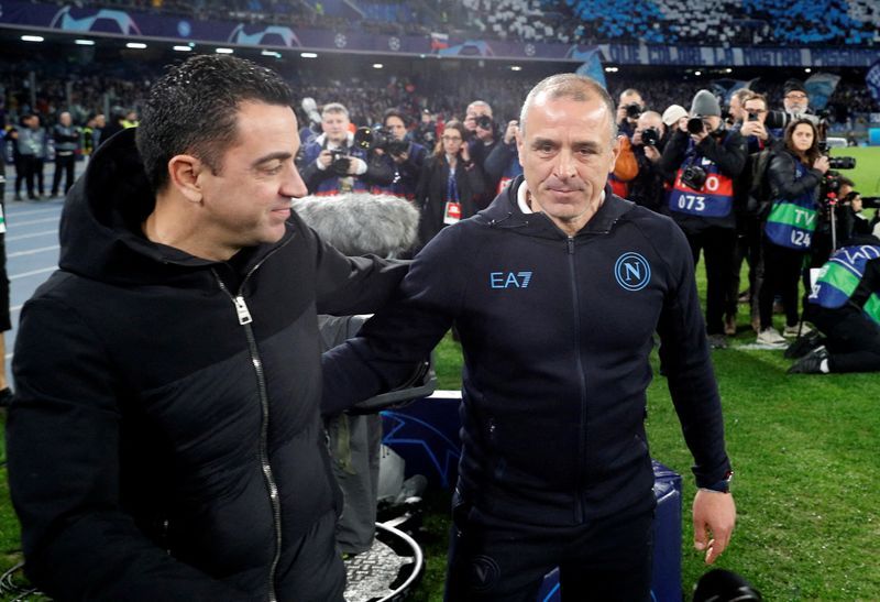Soccer-Barca face biggest game of the season against Napoli, says Xavi