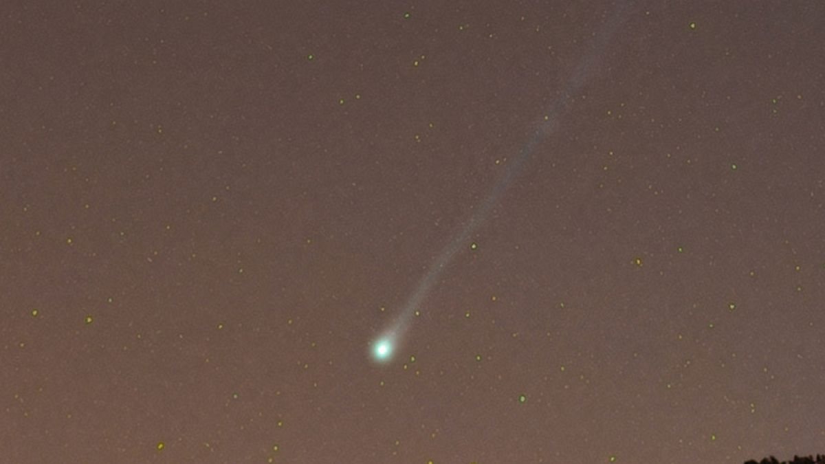 Photographer snaps jaw-dropping image of Halley-type comet spotted in skies over UK