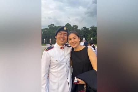 Lina Ng proud of son who completed OCS