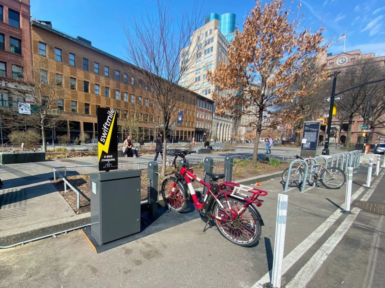 New York City is testing public ebike charging stations to help prevent fires