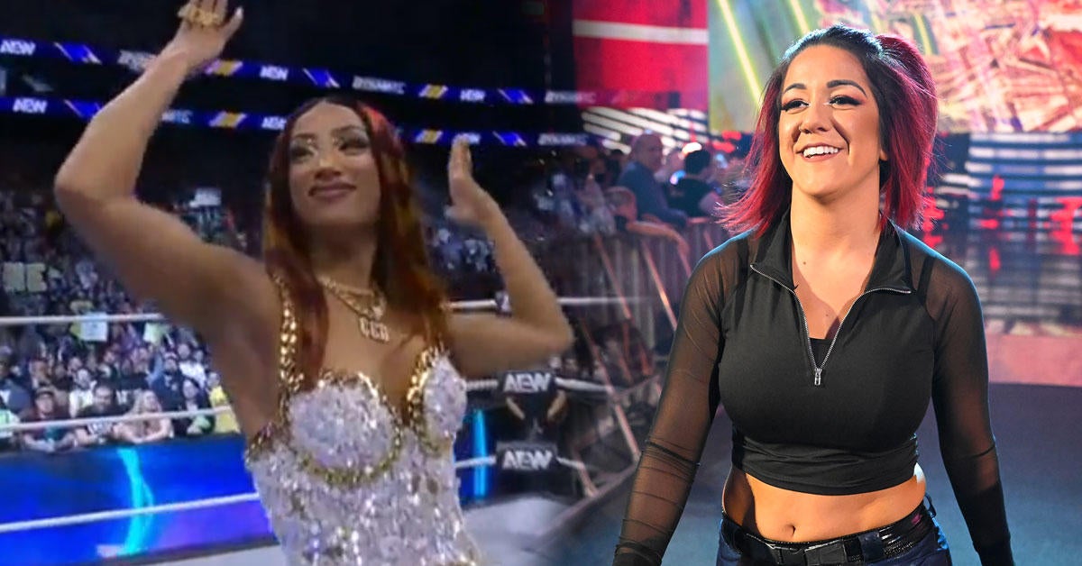 WWE's Bayley Spotted at Mercedes Mone's AEW Dynamite Debut