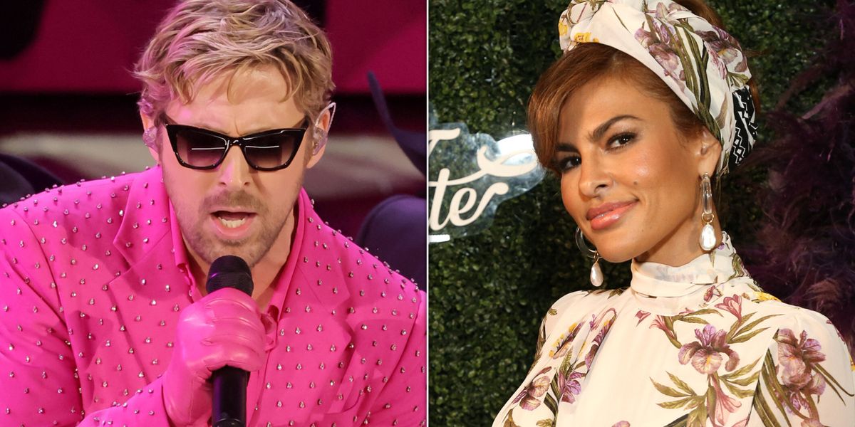 Ryan gosling on the sweet way eva mendes prepped him for 'i'm just Ken' performance