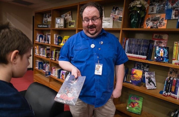 Schools in the US added more librarians and books are flying off the shelves