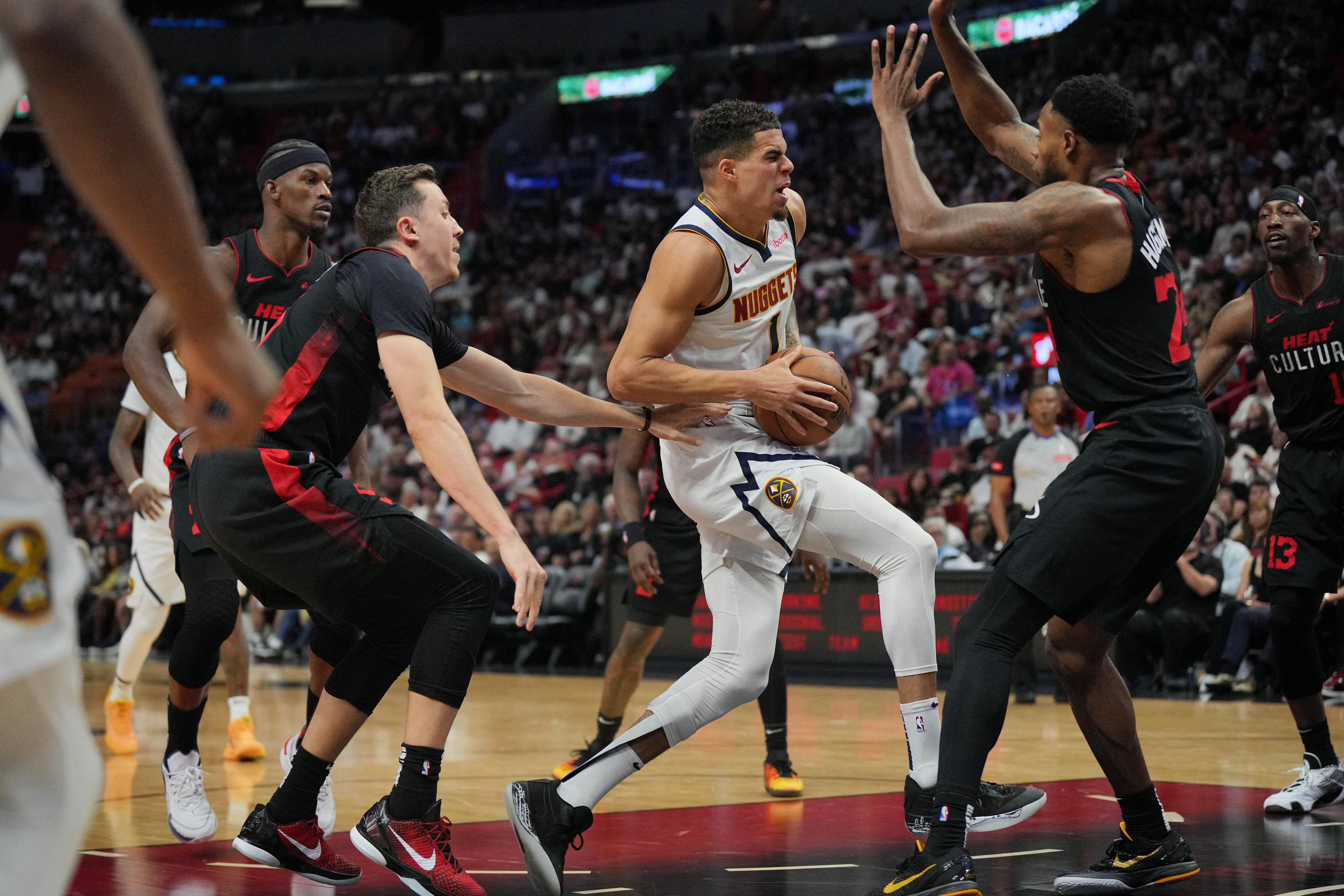 Denver Nuggets back on top as Michael Porter shines in Miami Heat win