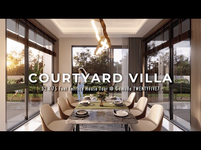 Lush Garden Villa with a Courtyard | 2-Storey Villa Tour | Interior Design