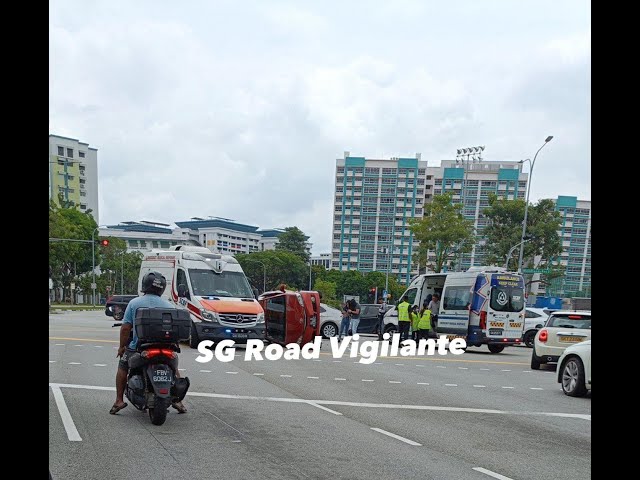 phv toyota camry fail to conform to red light signal tbone & overturn the toyota wish