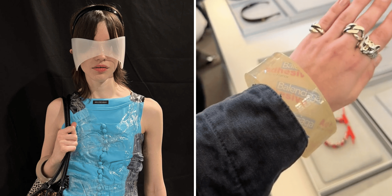 Sticky situation: s$4.4K balenciaga tape bracelet has internet on a roll with jokes