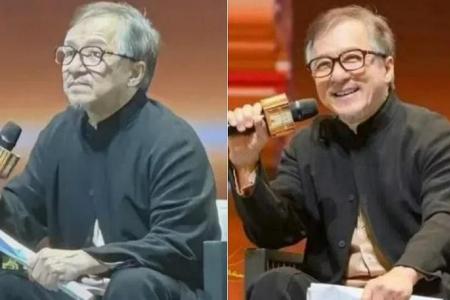 Photos of Jackie Chan with white hair spark speculations