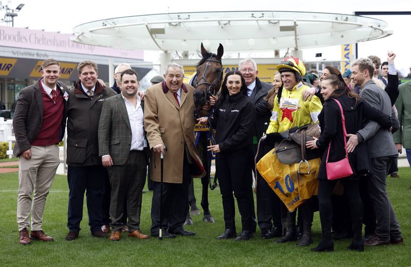 Horse racing-Fergie time at Cheltenham as ex-Man Utd manager does the double