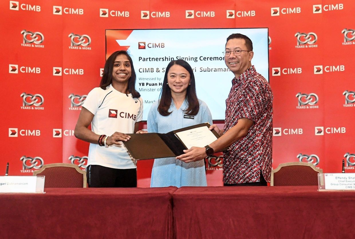 CIMB so happy to continue supporting squash star