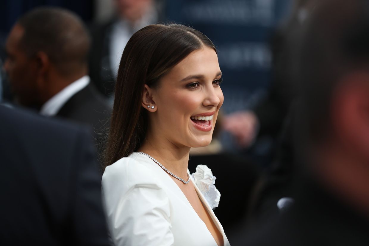 British actress Millie Bobby Brown defends her changing accent