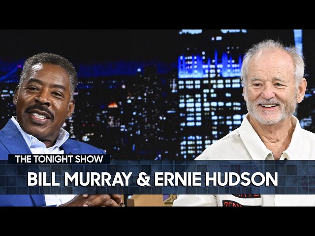 Bill Murray and Ernie Hudson Teach Jimmy How to Wield a Ghostbusters Proton Pack | The Tonight Show