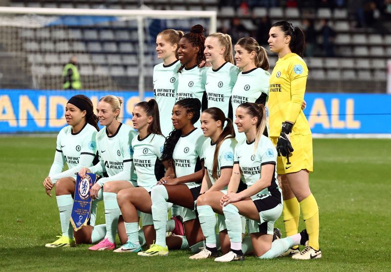 Soccer-Chelsea v Arsenal WSL game delayed by sock colour clash