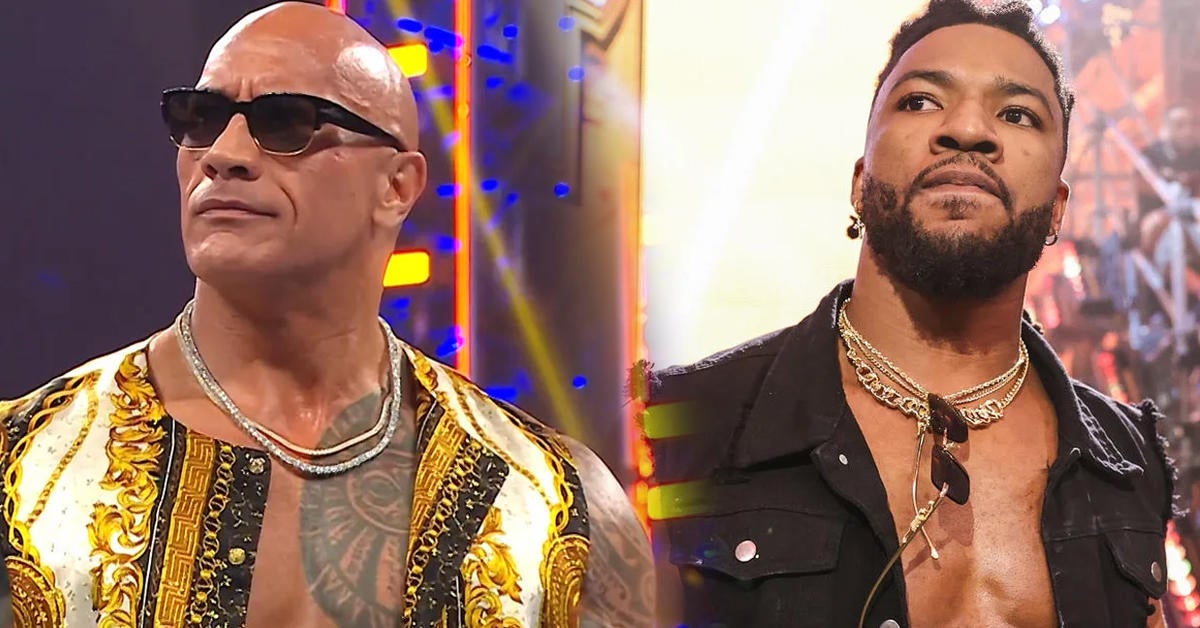 WWE Crowd Chants for NXT's Trick Williams During The Rock's SmackDown Promo