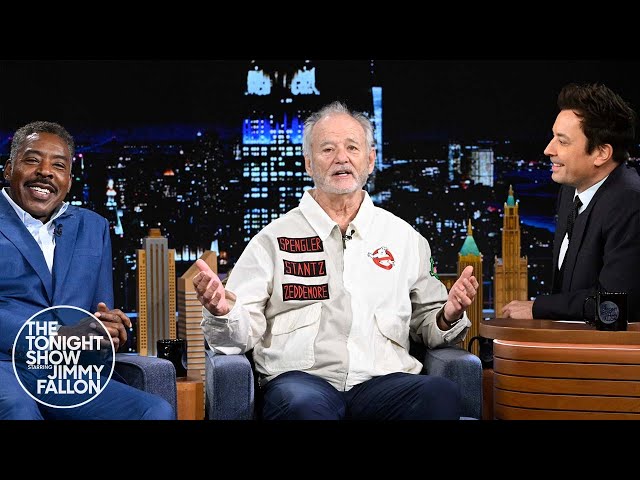 Bill Murray and Ernie Hudson Interrupt Jimmy's Monologue to Talk Ghostbusters: Frozen Empire