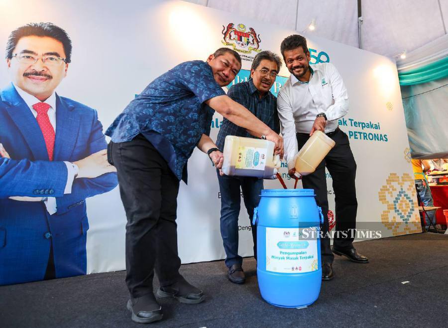 Plantation and Commodities Ministry aims to collect 300 tonnes of used cooking oil for sustainable biofuel production