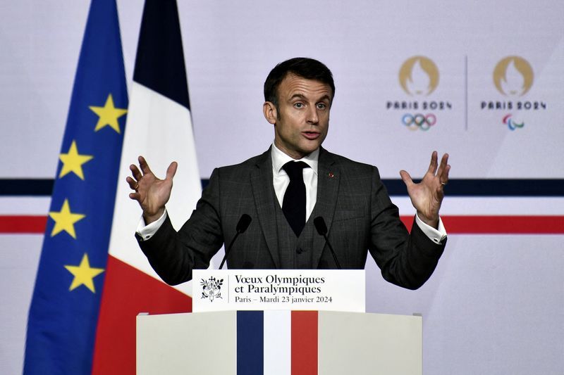 Russia will be asked for ceasefire during Olympics, Macron tells Ukraine interviewer