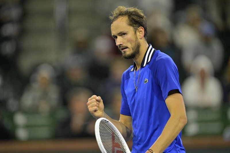 Tennis-Medvedev ready to go above and beyond in bid for maiden Indian Wells title