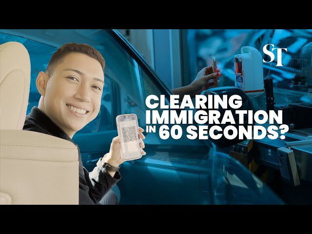 New QR code system: Clearing immigration in about 60 seconds