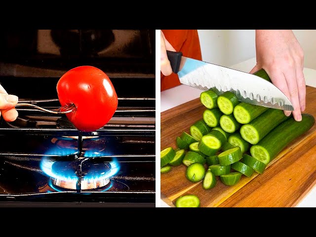 Cool Hacks To Cut and Peel Food Like a Pro