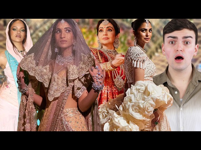 REACTING TO A CRAZY RICH INDIANPRE-WEDDING CEREMONY (the Ambanis are taking it)