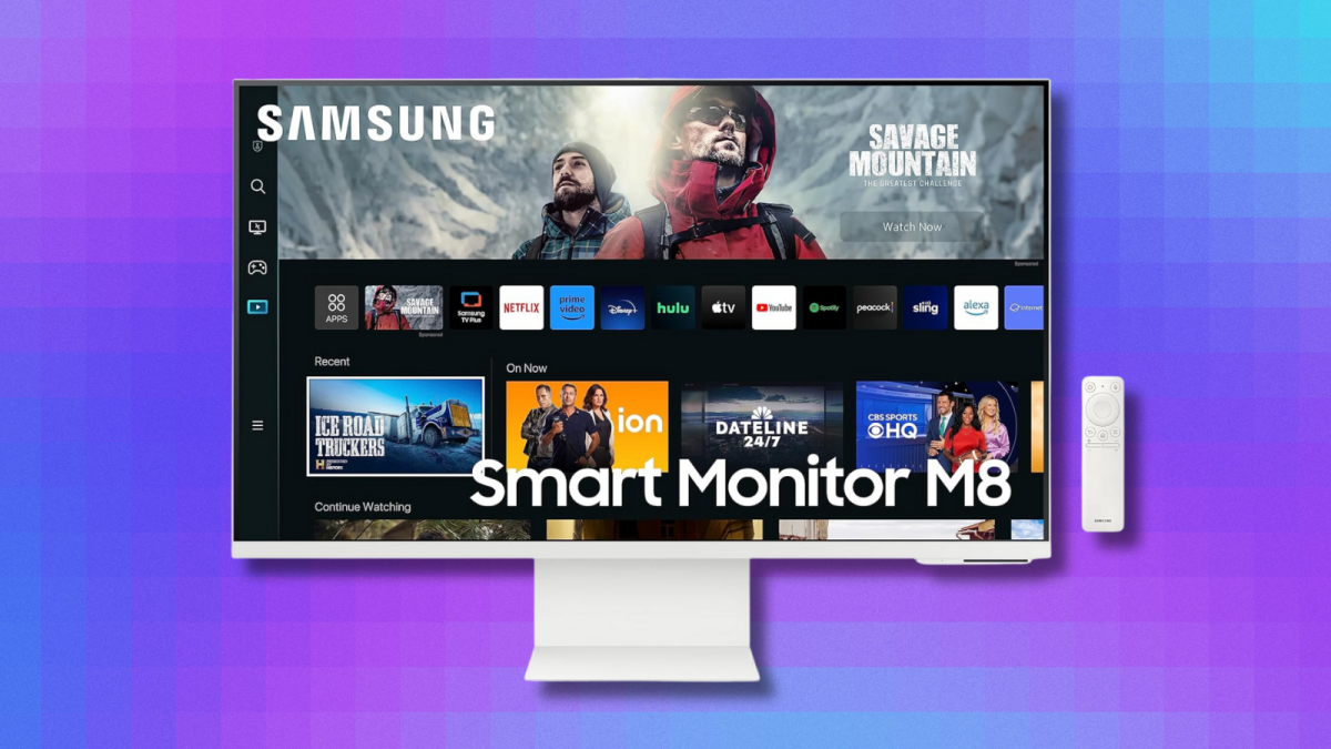Get the Samsung M8 Smart Monitor for $300 off right now at Amazon