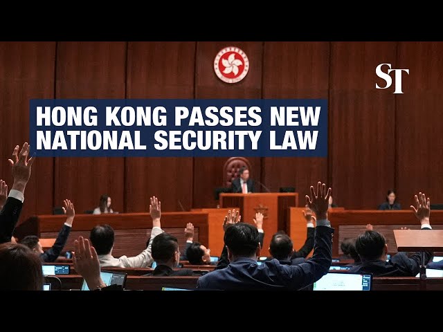 Hong Kong passes new national security law