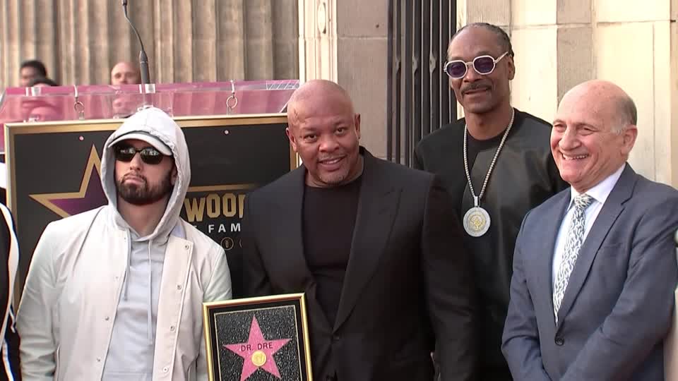 Dr. Dre honored with hollywood walk of fame star