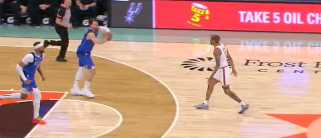 Luka Doncic Threw A Perfect Alley-Oop To Derrick Jones Jr. From The Opposite Free Throw Line