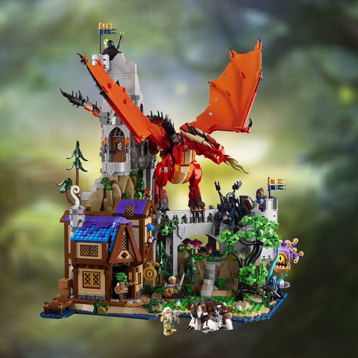 Lego’s first Dungeons & Dragons set arrives next month, has both a Dungeon and a Dragon