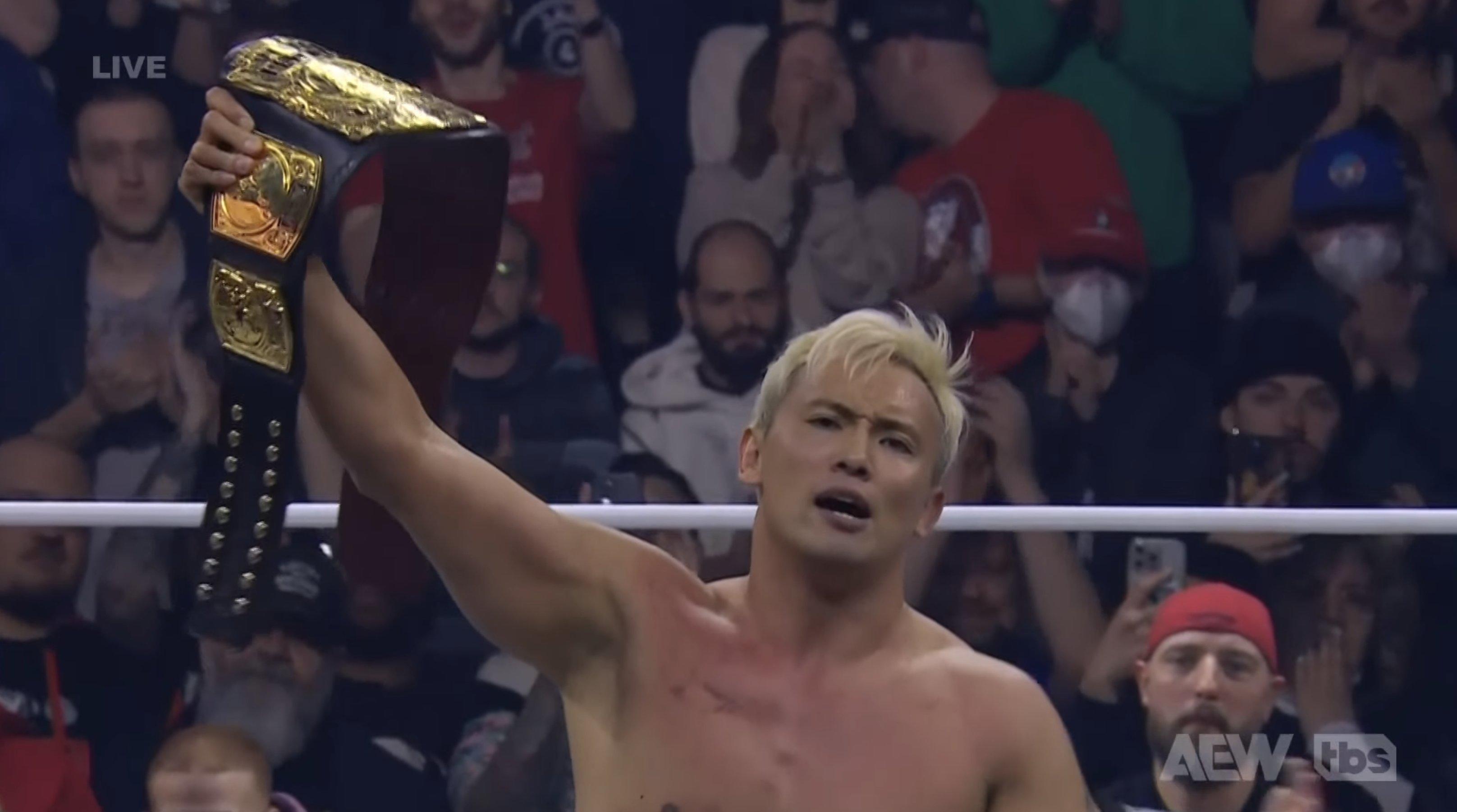 Okada Becomes an AEW Champion Just Two Weeks After Debut