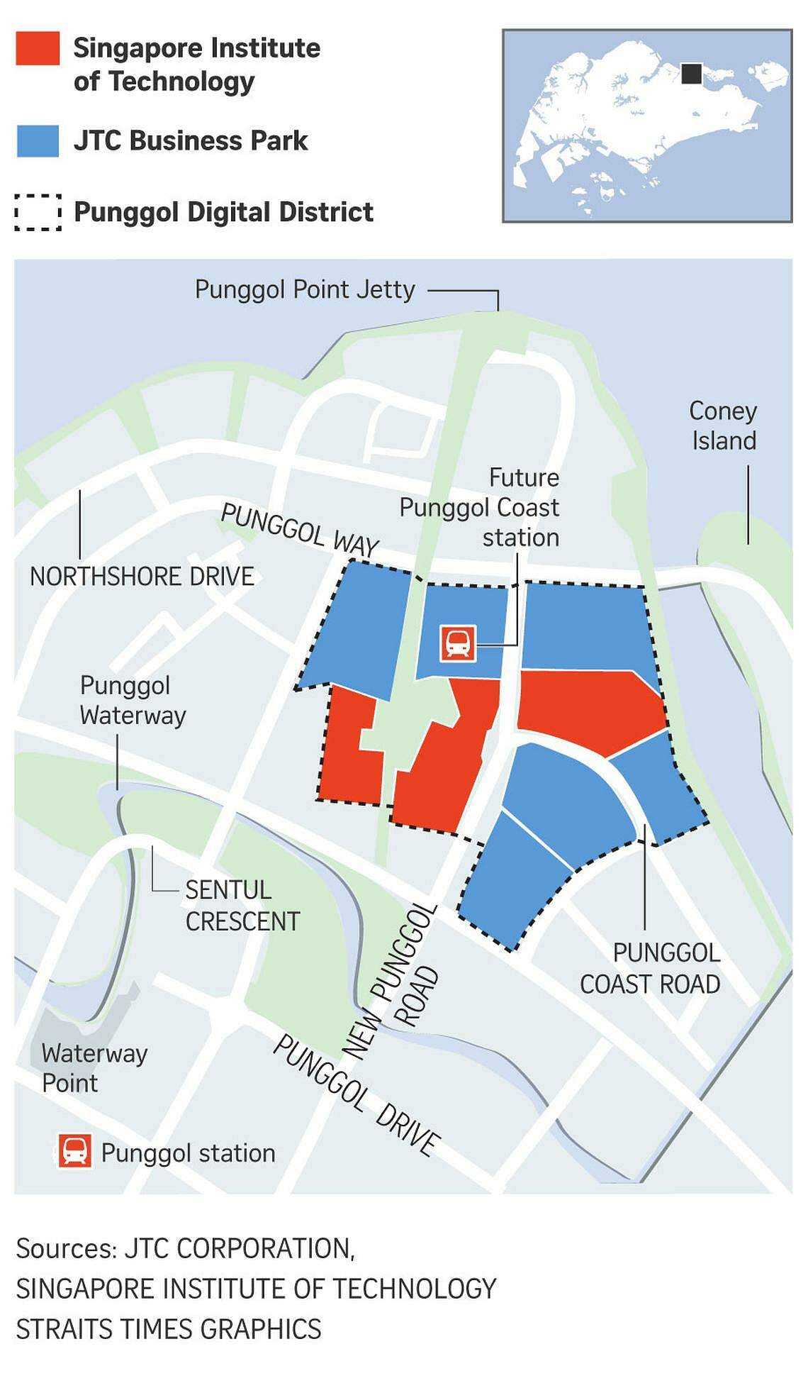 Punggol Coast MRT station to be extension of Singapore Institute of Technology’s new campus