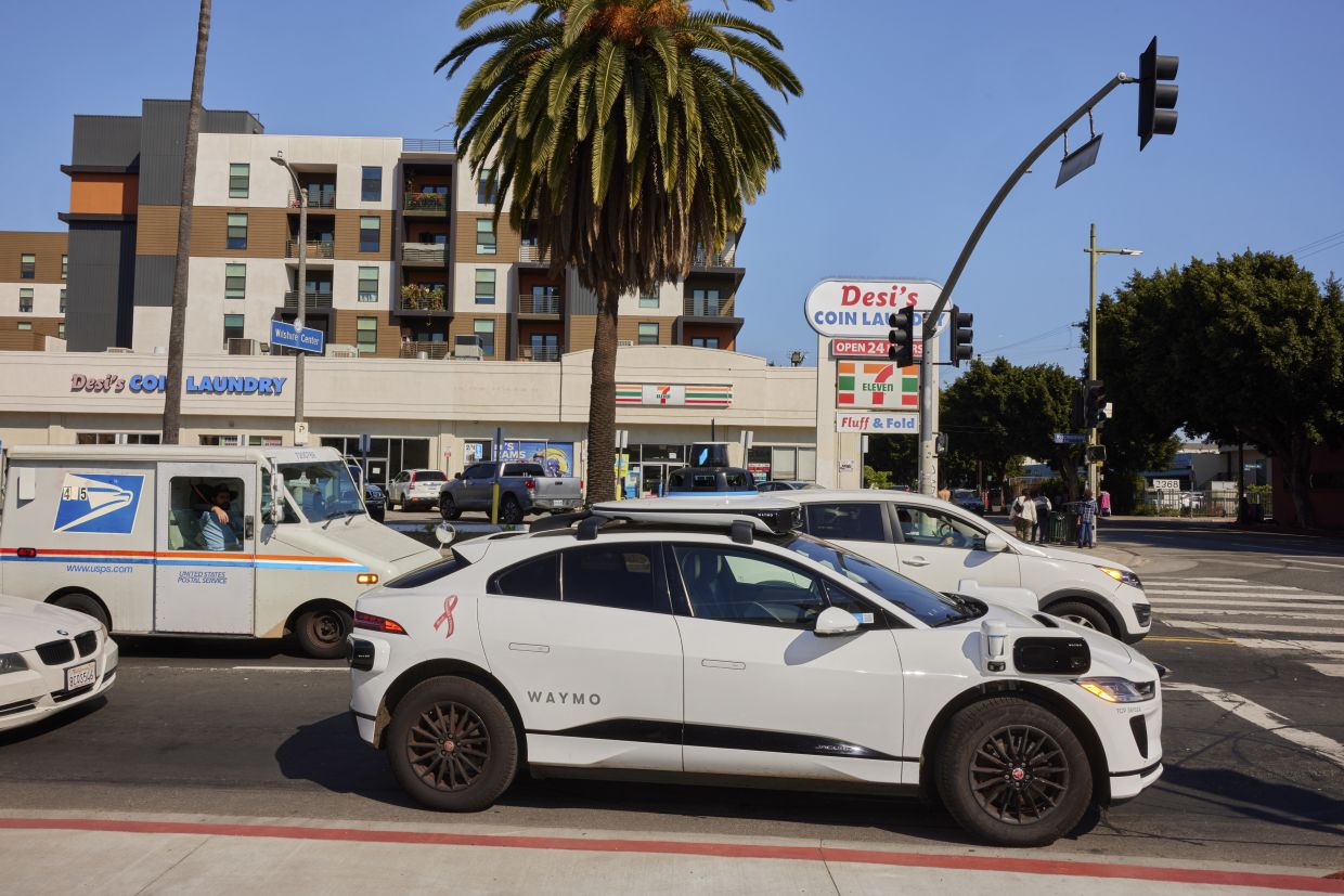 When nobody is behind the wheel in car-obsessed Los Angeles